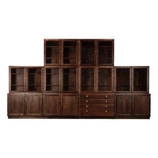 Vintage Modular Bookcase from Asko Oy, 1960s, Set of 10 For Sale