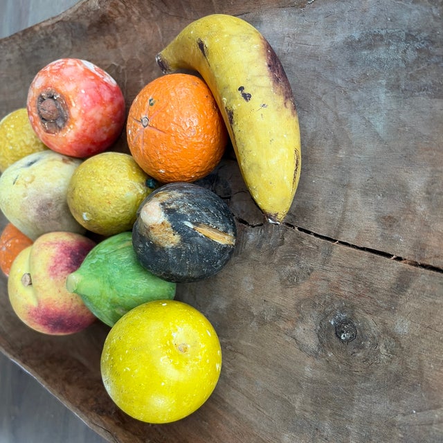 1950s Mid-Century Italian Alabaster Stone Fruit - 11-Piece Curated Collection For Sale - Image 5 of 11