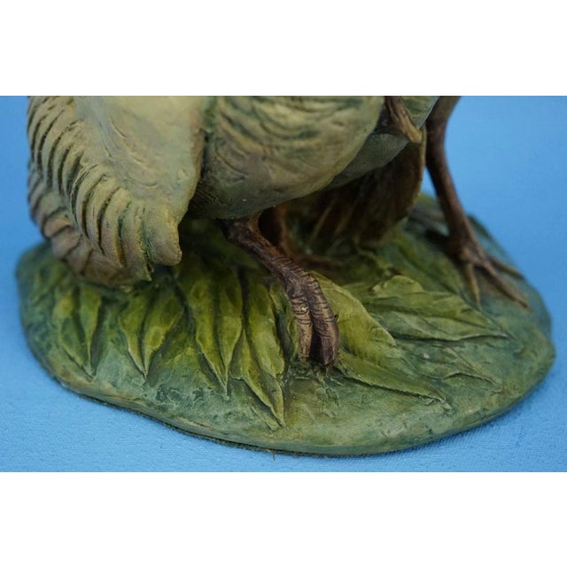 20th Century Stoneware Turkeys Figurine by Guido Cacciapuoti, Italy For Sale - Image 12 of 18
