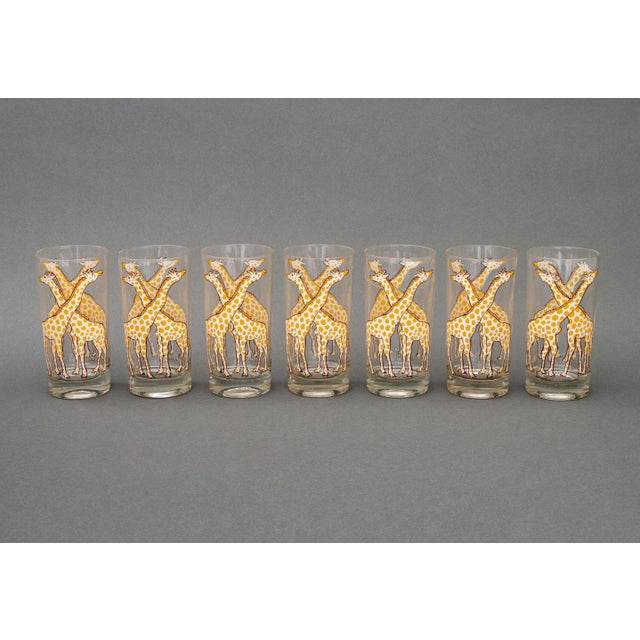 Modern Late 20th Century c.e. Tausch Giraffe and Monkey Glasses, 9 For Sale - Image 3 of 12