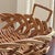 Tan Mid-20th Century Mediterranean-Style Openwork Basket Tray For Sale - Image 8 of 12