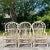 Vintage Coastal High Back Rattan Dining Chairs - Set of 6 For Sale - Image 4 of 6