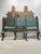 19th Century Venetian Style Pair of Painted & Parcel Gilt Twin Beds For Sale In New Orleans - Image 6 of 8