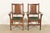 Stickley Gustav Stickley Harvey Ellis Antique Mission Oak Arts & Crafts Armchairs, Pair For Sale - Image 4 of 13