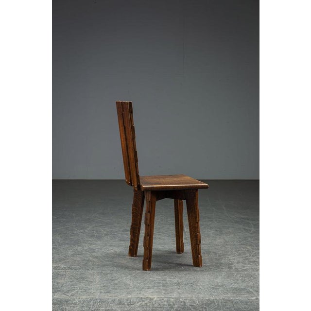 French Sculptural Chairs, 1950s, Set of 8 For Sale - Image 9 of 17