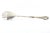 Silver Spaghetti Spoon with Stylized Handle and Shells Embossed Ladle For Sale - Image 3 of 6