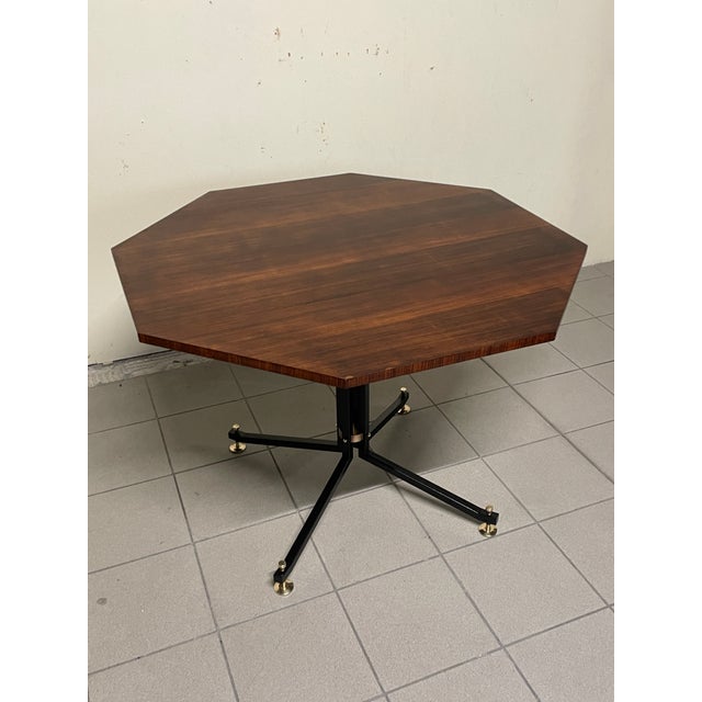 Vintage Table in Wood and Iron by Ico Parisi for Brugnoli Mobili Cantù, 1955 For Sale - Image 18 of 18