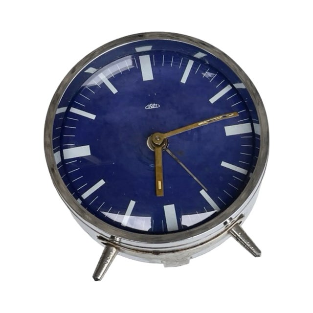 A classic PRIM mechanical alarm clock manufactured in Czechoslovakia in the 1970s. An iconic model with a distinctive,...
