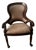 Leather Desk Chair Regency Period For Sale