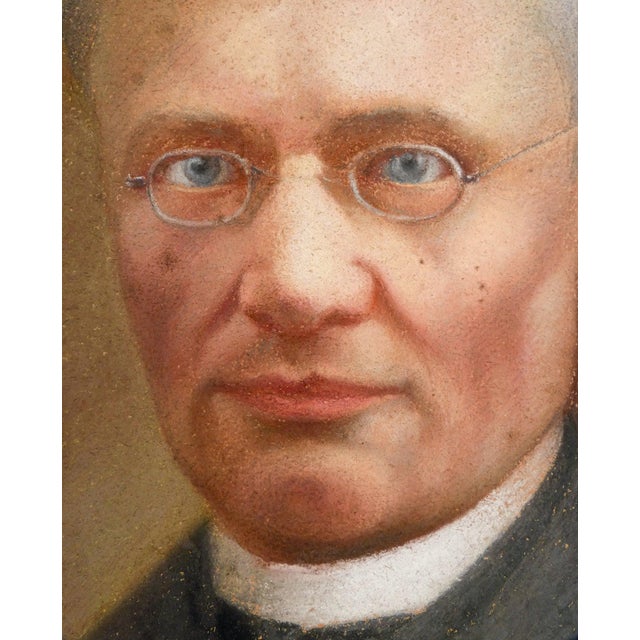 Rosa Catella, Portrait of a Man, 1891, Pastel on Paper, Framed For Sale - Image 13 of 18