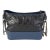 Black & Blue Quilted Aged Calfskin Large Gabrielle Hobo For Sale