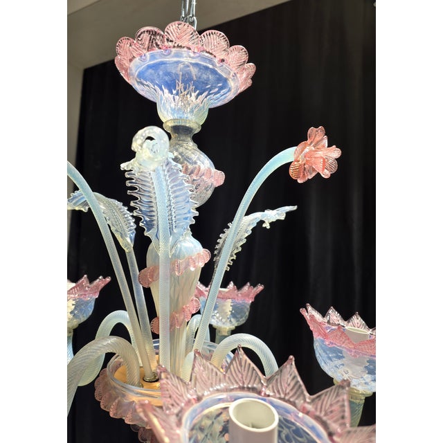 Vintage Murano Chandelier, 1980s For Sale - Image 10 of 16