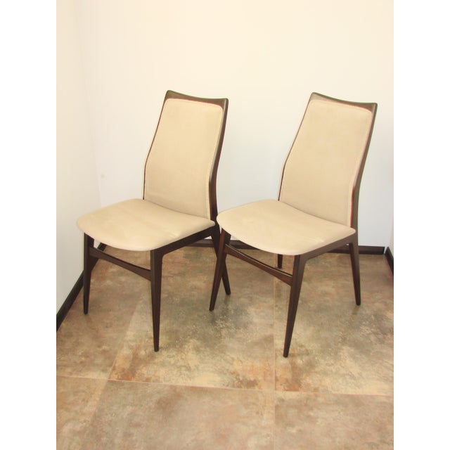 Modern Vintage Dining Chairs by Wilhelm Benze, 1960s, Set of 2 For Sale - Image 3 of 11