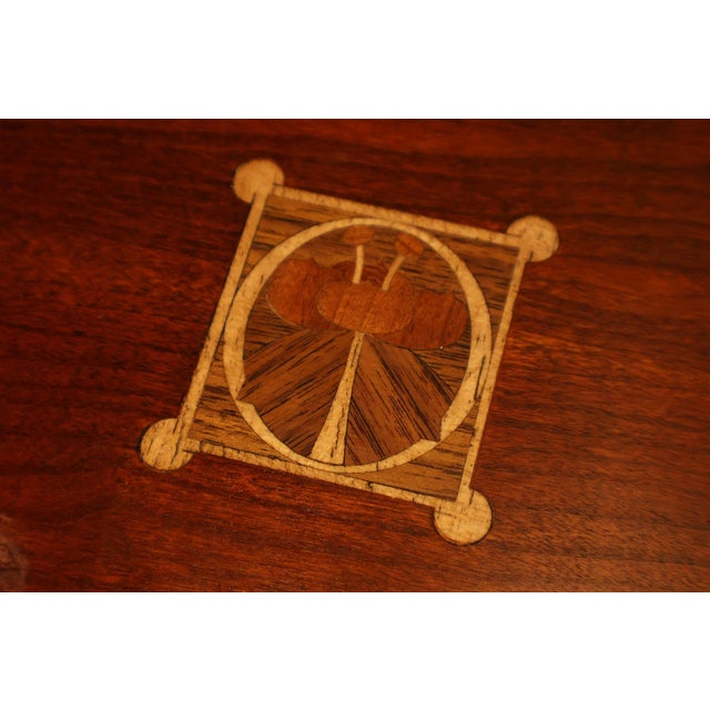 Stickley Harvey Ellis Square Cherry Storage Cocktail Table For Sale In Philadelphia - Image 6 of 18