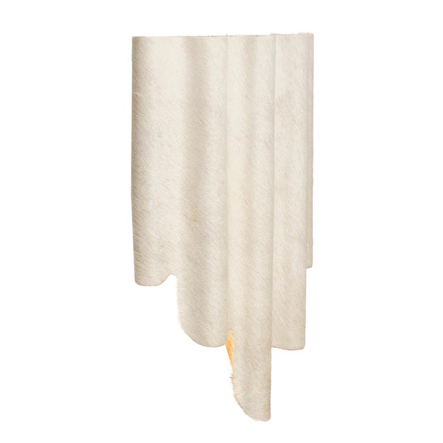 Arteriors Home Arteriors Home Larissa White Hide Sconce For Sale - Image 4 of 10