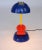 Postmodern Vintage 1980s Postmodern Memphis Style Tricolor Plastic Desk Lamp For Sale - Image 3 of 12