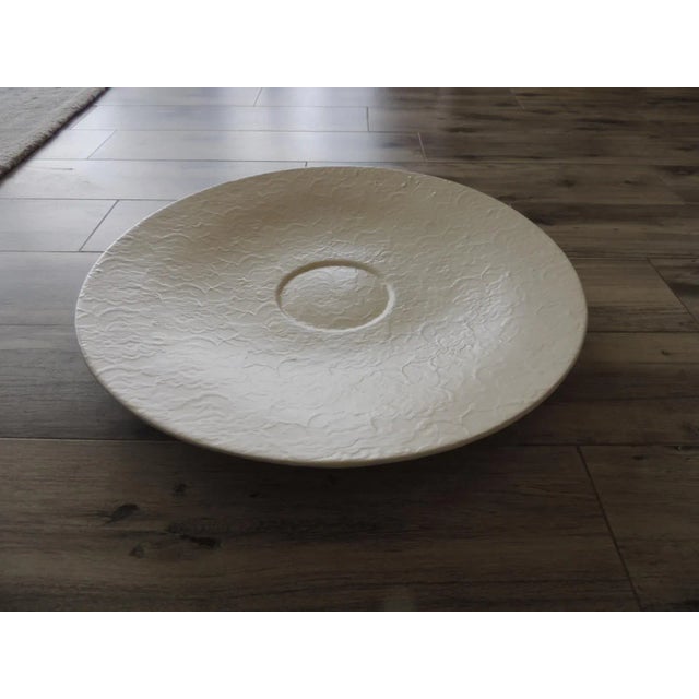 Oversize Round Ceramic Decorative Bowl by Marcel Wanders X b.b. Italia For Sale - Image 4 of 5