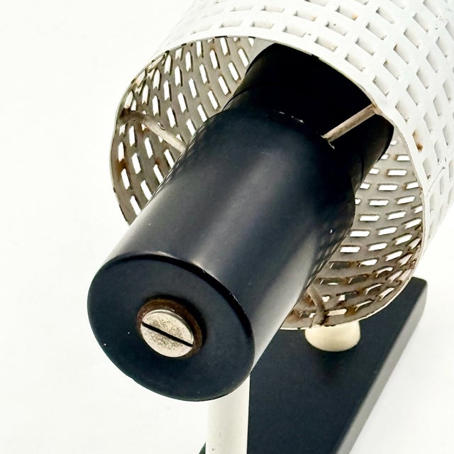 Modernist Wall Reading Lamp in Perforated Metal by Hala, Netherlands, 1970s For Sale - Image 14 of 15
