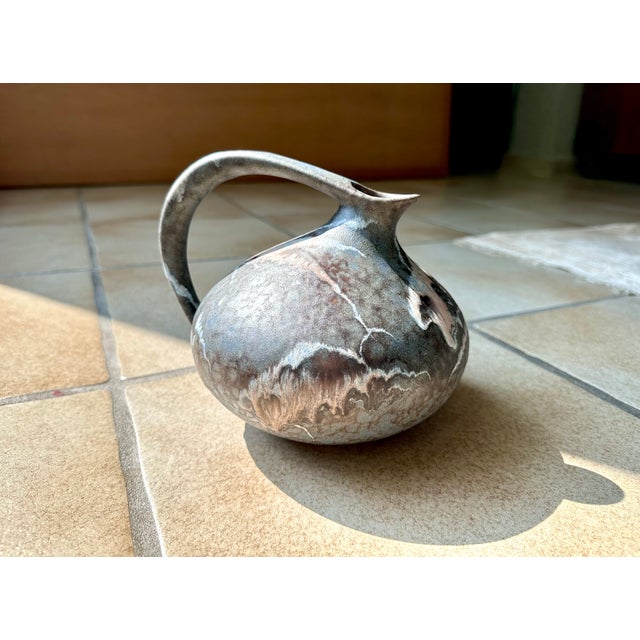 Glazed Ceramic Model No. 313 Art Jug Vase with Marbled Finish by Kurt Tschörner for Ruscha, West-Germany, 1960s For Sale - Image 15 of 18