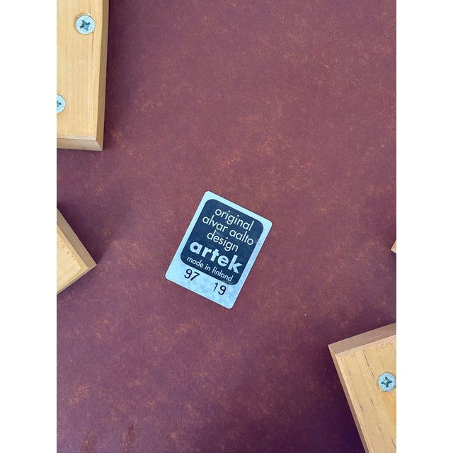 K65 Stools by Alvar Aalto for Artek, 1970s, Set of 3 For Sale - Image 9 of 10