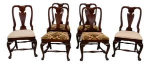 Set of 6 Hickory Chair Co Mahogany Dining Room Chairs