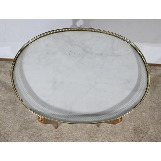 Early 20th Century Louis XVI Mahogany Living Room Table For Sale - Image 4 of 18