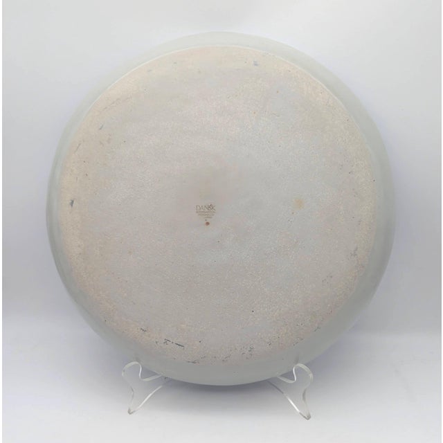 Dansk Vintage Dansk "Arabesque" Glazed Stoneware Round Serving Platter For Sale - Image 4 of 10