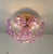 Vintage Prismatic Sputnik Chandelier Mid-Century Modern Sputnik Flush Mount Purple Diamond-Cut Glass Lighting For Sale - Image 10 of 12
