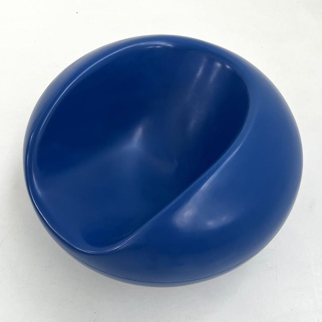 Plastic Blue Pastil Lounge Chair by Eero Aarnio for Asko, 1970s For Sale - Image 7 of 10