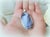1990s Vintage Dendritic Agate Sterling Silver Pendant Necklace For Sale - Image 5 of 7