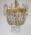 1960s Brass and Lead Crystal Chandelier from Palwa, 1960s For Sale - Image 5 of 14