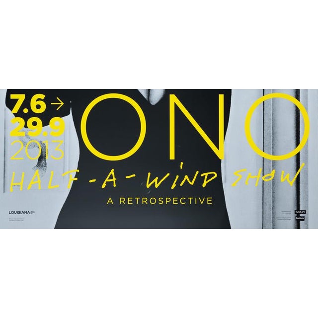 Yoko Ono Half a Wind Show Poster For Sale - Image 4 of 6