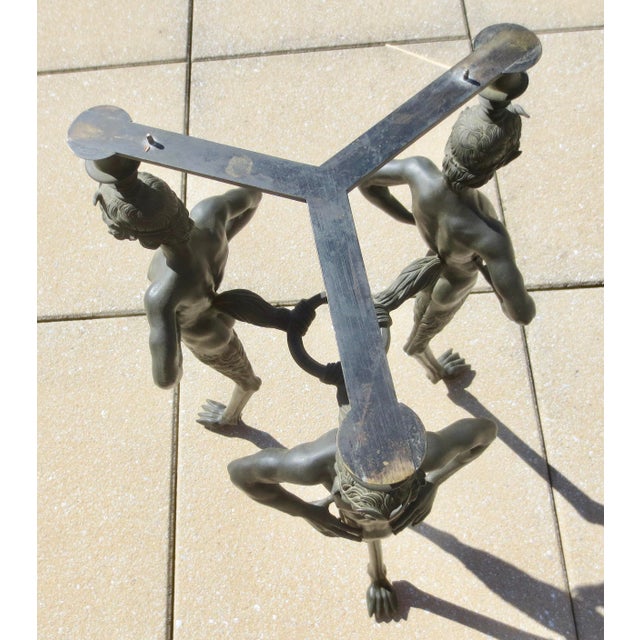 Mid 19th Century Grand Tour Bronze Satyr Tripod Table For Sale - Image 5 of 15