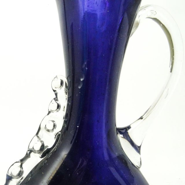 Postmodern Jug by J. Górski for Tarnów Glassworks, Poland, 1970s For Sale - Image 9 of 18