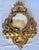 Antique French Gilt Wood Clock Case W/Mirrored Convex Glass Finish For Sale - Image 10 of 18