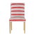 Megan Dining Chair in Mint Brush Stripe For Sale
