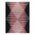 4x6 Black Flat Weave Wool Hourglass Motif Geometric Modern Carpet Rug For Sale
