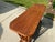 Vintage Palm Beach Handwoven Natural Rattan Console Table For Sale In Naples, FL - Image 6 of 15