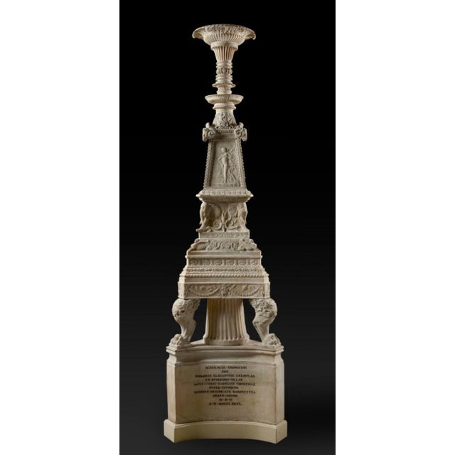 19th Century Pair of Italian Grand Tour Antique Bronze Candlesticks For Sale - Image 18 of 18