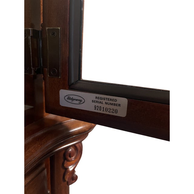 Victorian 1990s Ridgeway Grandfather Clock For Sale - Image 3 of 4