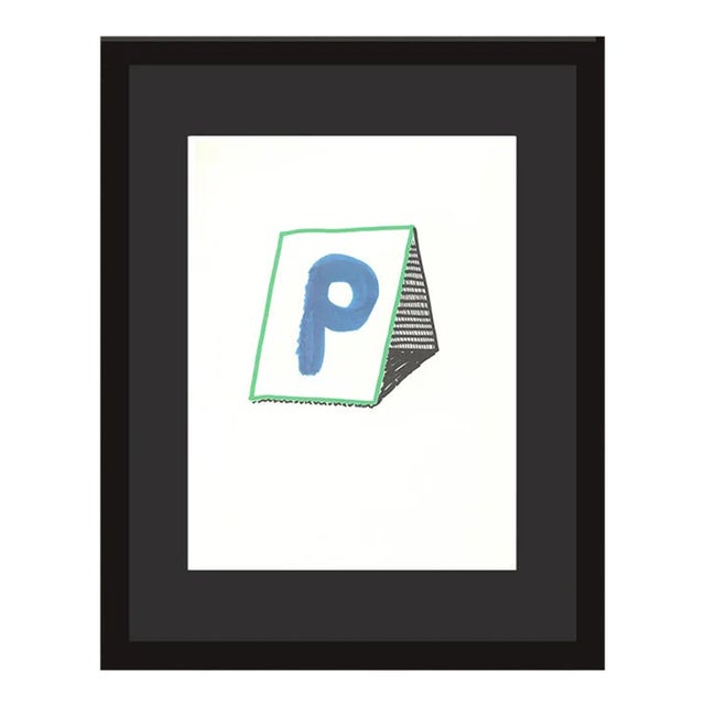 1991 'P' From 'Hockney's Alphabet' by David Hockney For Sale