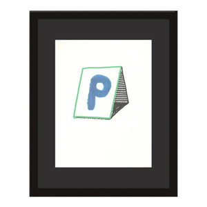 1991 'P' From 'Hockney's Alphabet' by David Hockney