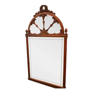 1940s French Shabby Wall Mirror