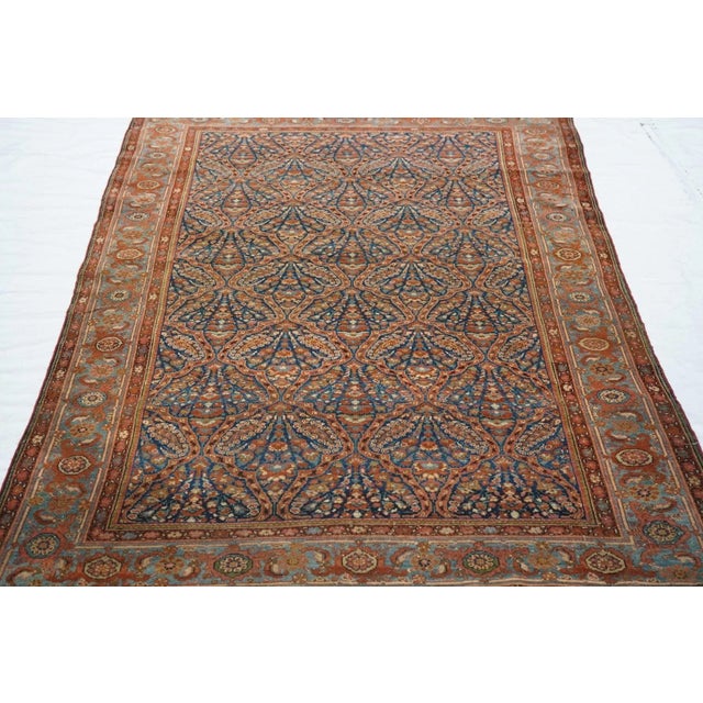 Antique Malayer Rug 4'4'' x 6'6'' For Sale - Image 10 of 11