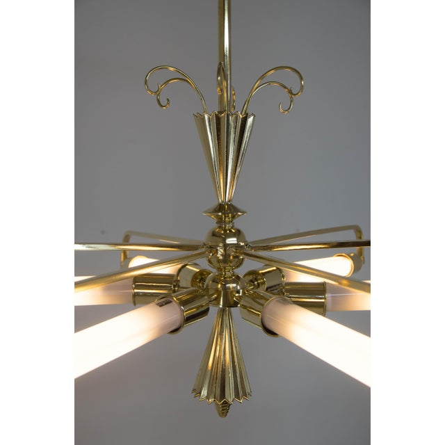 1920s Art Deco Chandelier, Austria, 1920s For Sale - Image 5 of 18