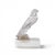 René Lalique Falcon Car Mascot Clear Glass Mounted Bookends - Pair For Sale - Image 11 of 12