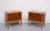 Italian Walnut Nightstands, 1950s, Set of 2 For Sale - Image 4 of 10