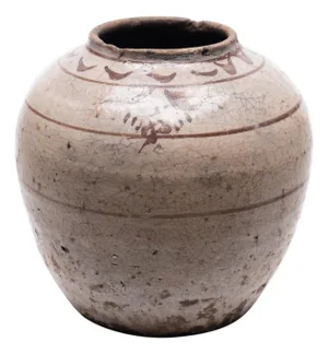 Chinese Cizhou Glazed Vinegar Pot, C. 1850
