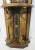 Hollywood Regency Pier mirror with figural carved base with claw feet , domed top with lights recessed in it.gold gilt and...