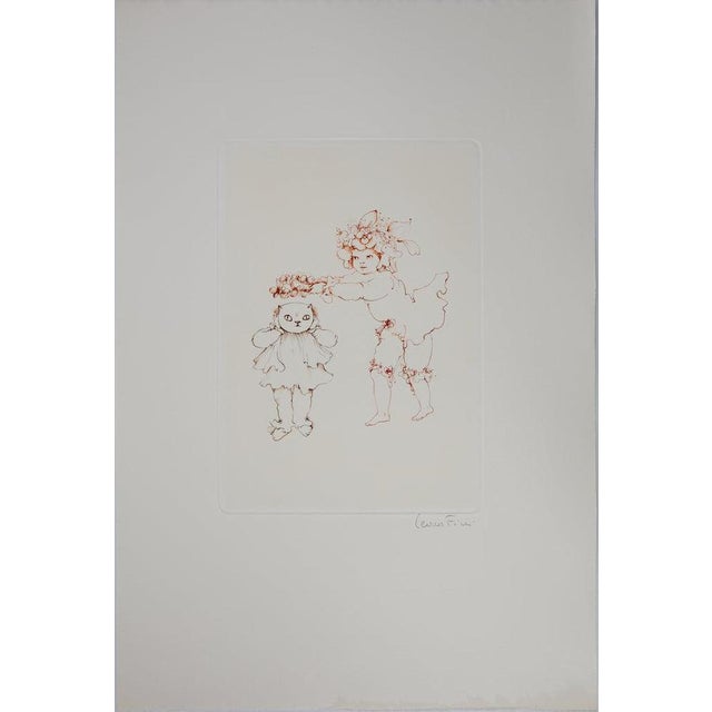 Léonor FINI (1908-1996) The Coronation of the Cat Original color etching Signed in pencil On wove paper, 38 x 56 cm...